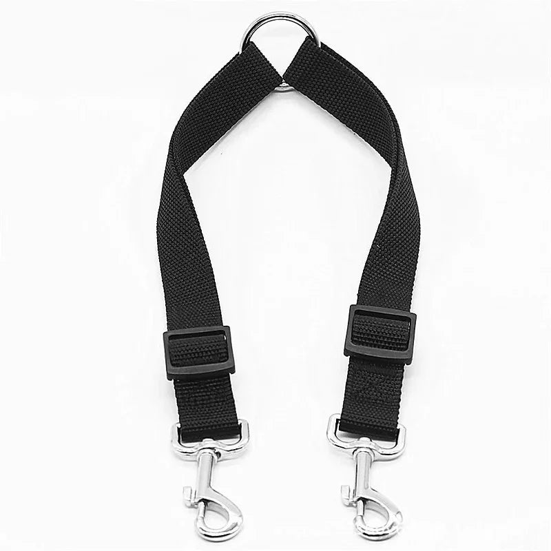 2-in-1 Detachable Dog Leash Kit – Walk Two Dogs with One Handle