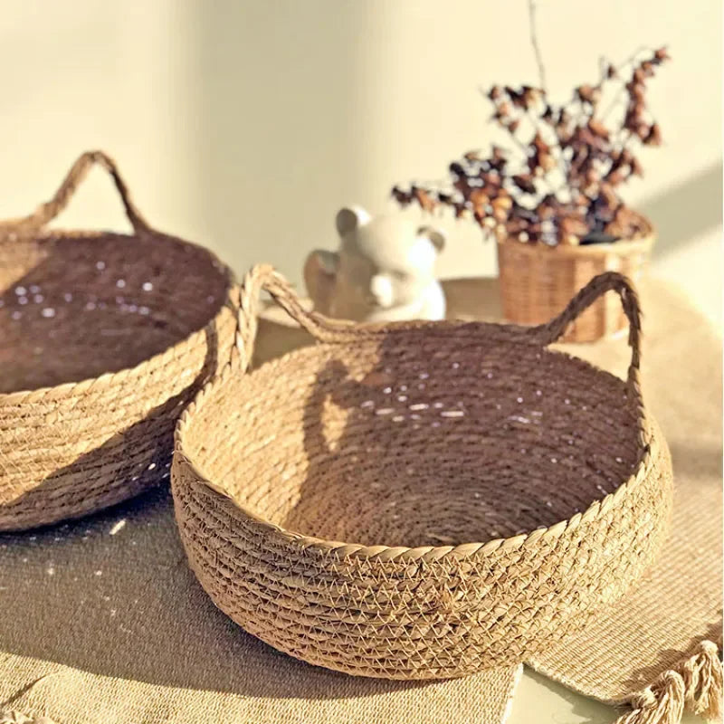 Handwoven Vine Cat Nest – Natural Rattan Bed for All Seasons