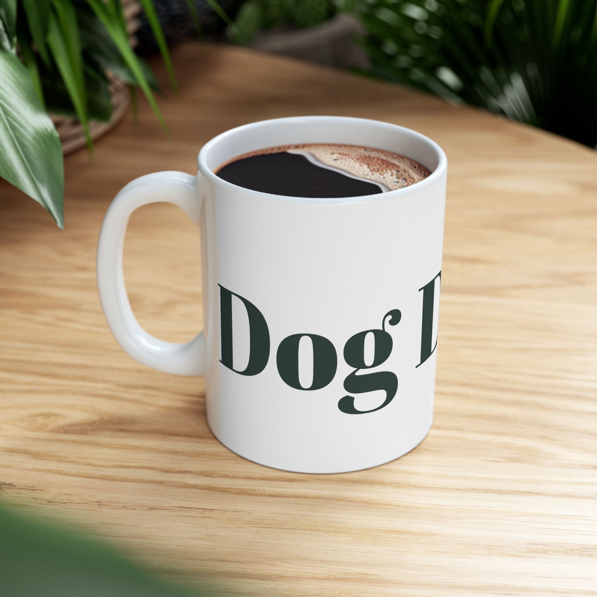 Dog Dad Ceramic Mug — Paw Print Coffee Cup for Pet Lovers (11oz & 15oz)