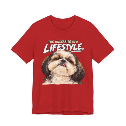 The Underbite Is A Lifestyle Shih Tzu Graphic T-Shirt