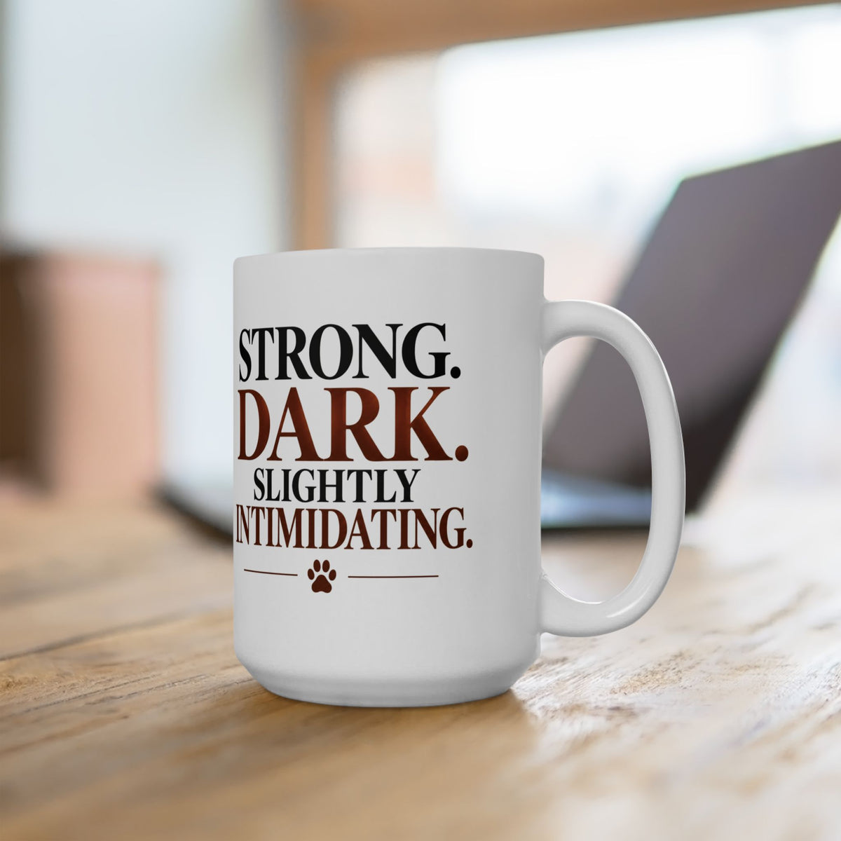 I Like My Coffee Like My Doberman Strong Dark Ceramic Coffee Mug