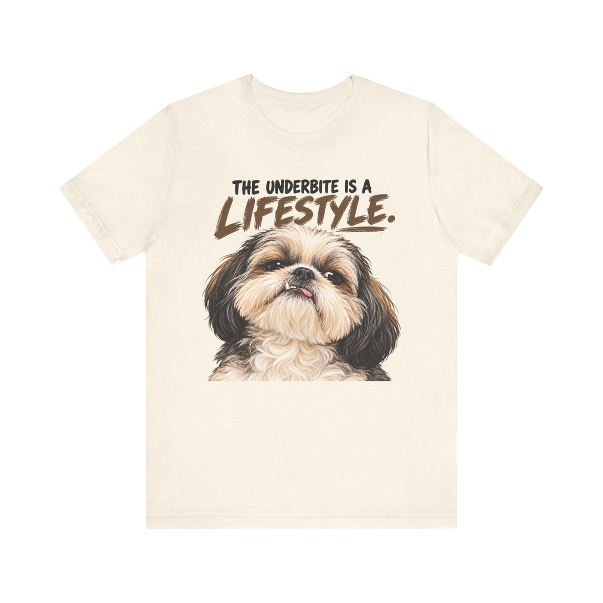 The Underbite Is A Lifestyle Shih Tzu Graphic T-Shirt