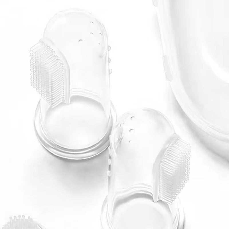 Silicone Finger Toothbrush for Dogs & Cats – 3-Pack