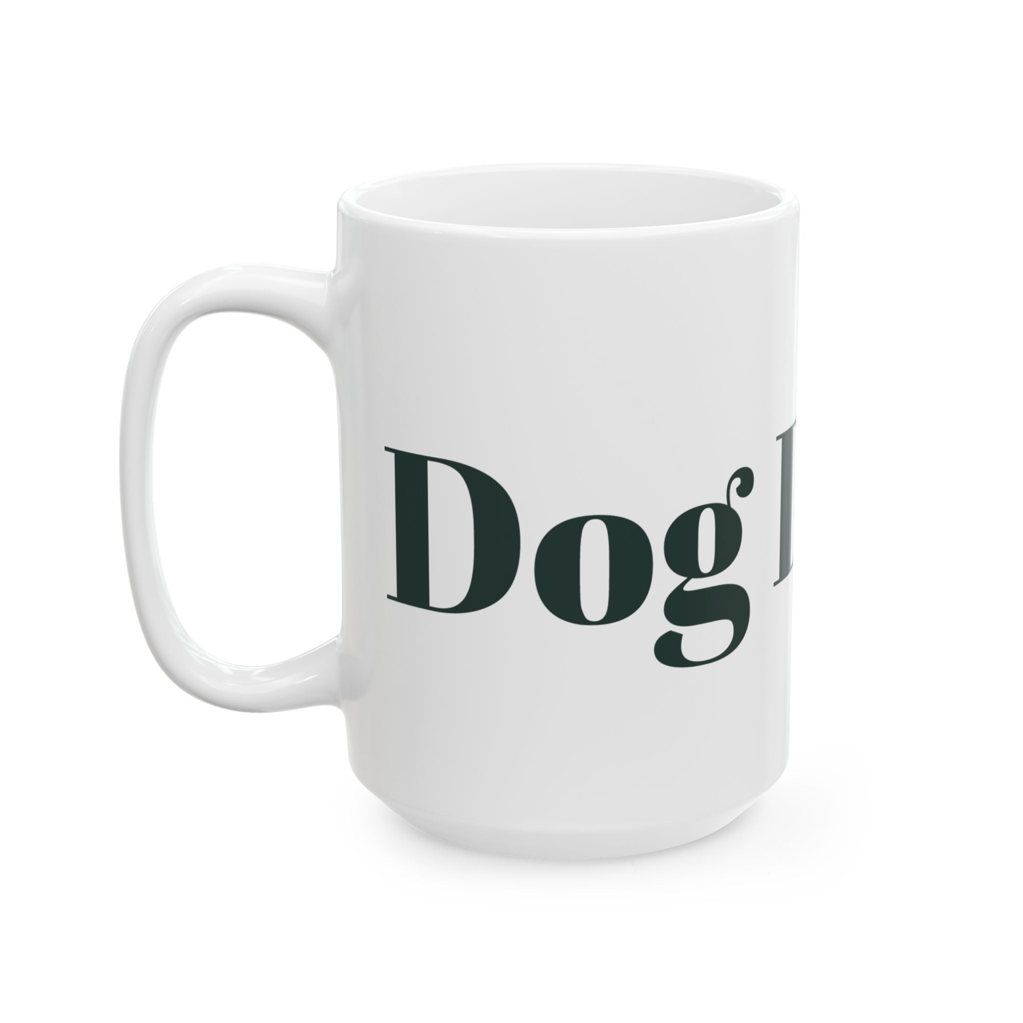Dog Dad Ceramic Mug — Paw Print Coffee Cup for Pet Lovers (11oz & 15oz)