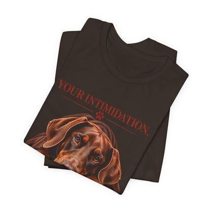 Your Intimidation My Baby Red Doberman Unisex Graphic Tee