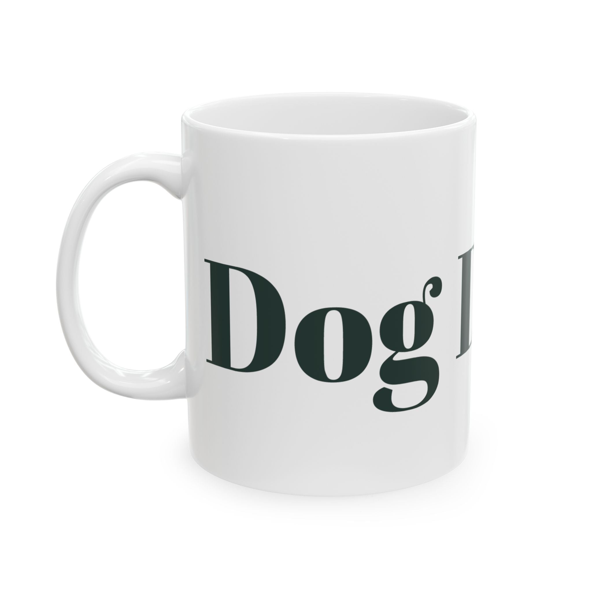 Dog Dad Ceramic Mug — Paw Print Coffee Cup for Pet Lovers (11oz & 15oz)