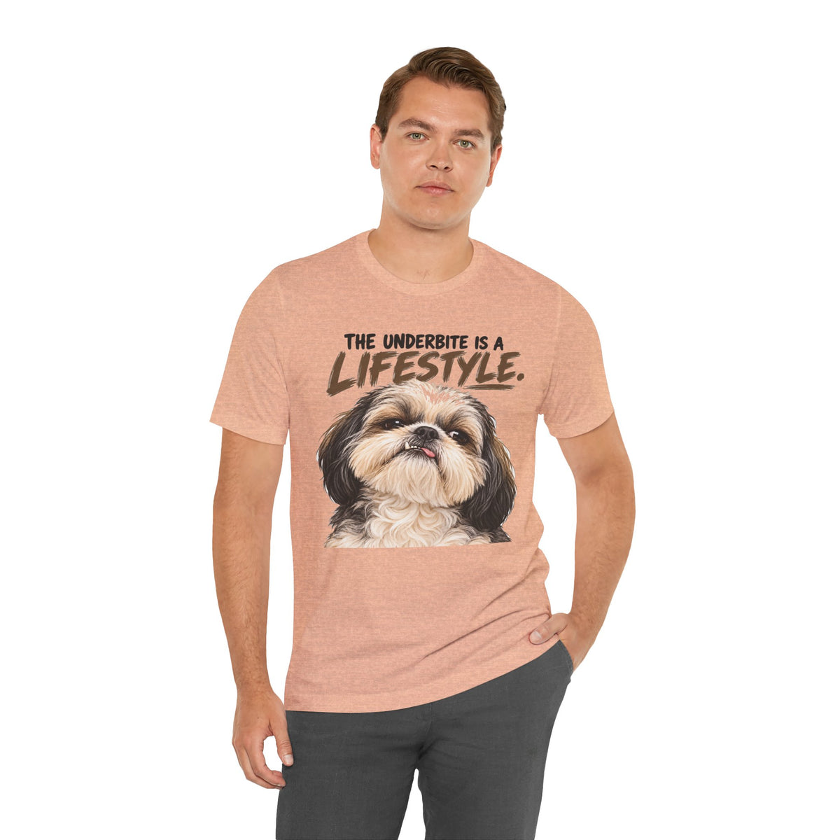 The Underbite Is A Lifestyle Shih Tzu Graphic T-Shirt