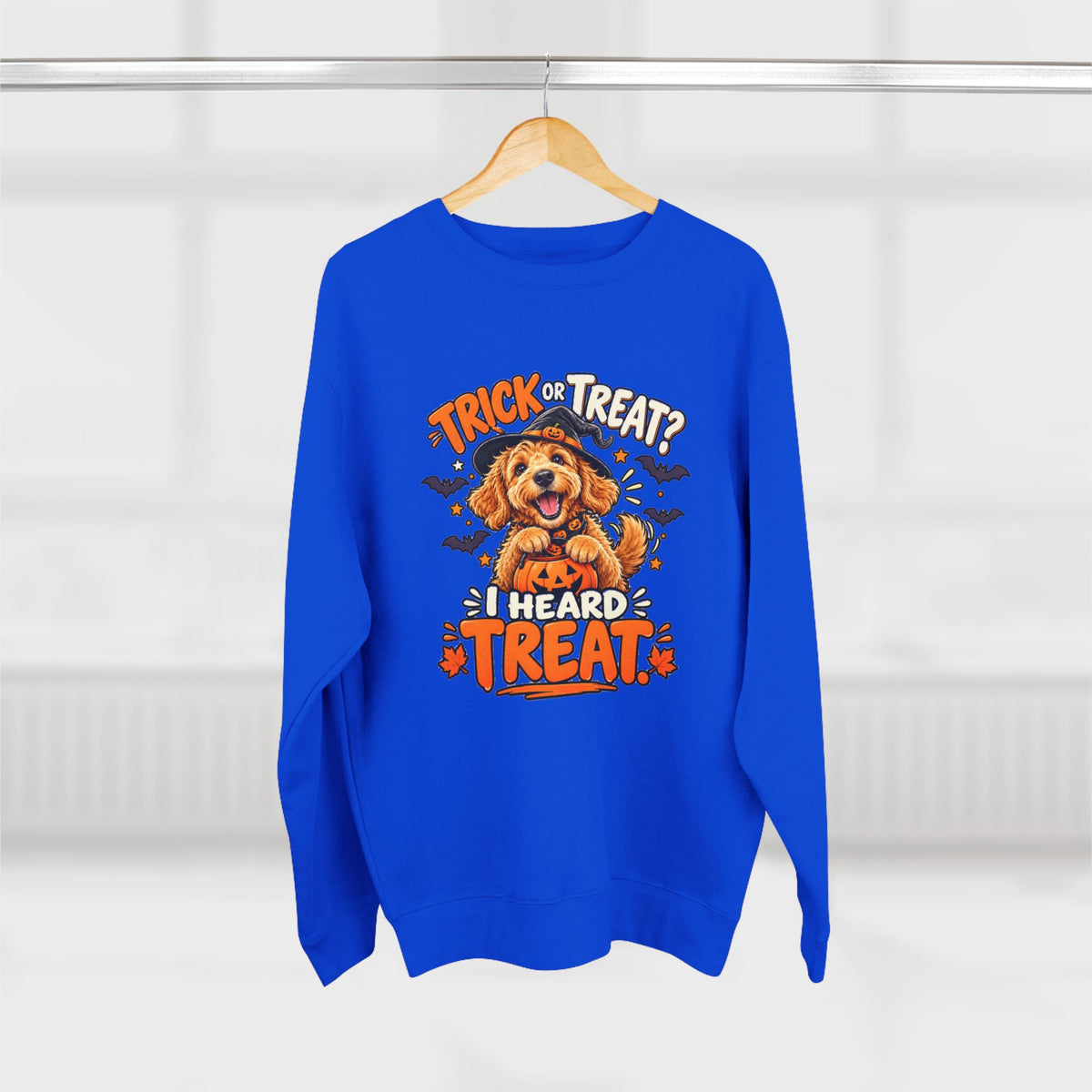 Spooky Dog Mom Sweatshirt - Halloween Ghost Pup Graphic Crewneck