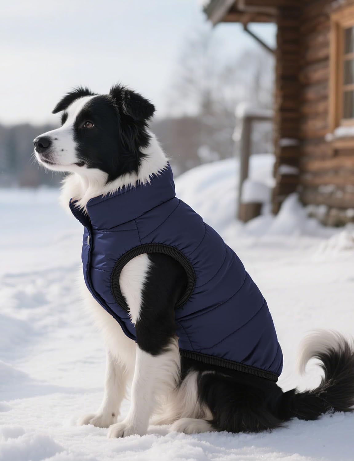 Waterproof Winter Dog Jacket with Fleece