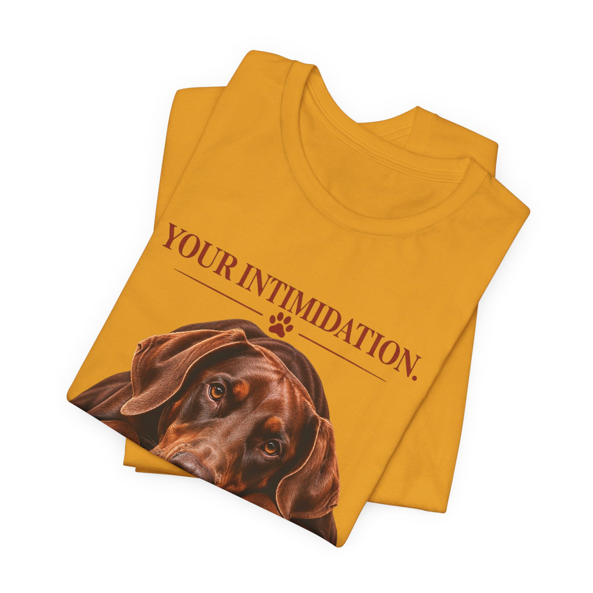 Your Intimidation My Baby Red Doberman Unisex Graphic Tee