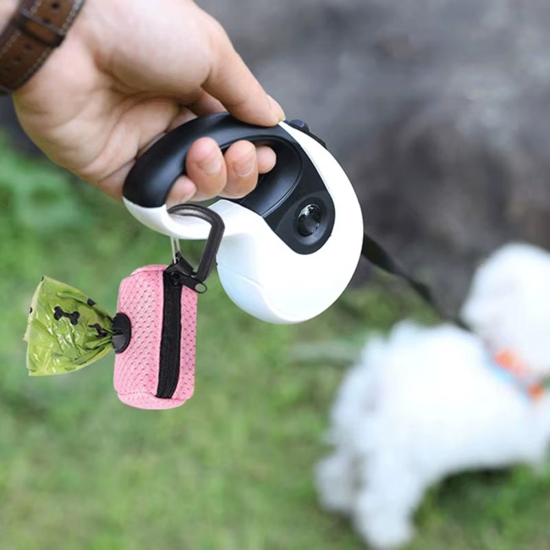 Dog Waste Bag Dispenser – Easy Clip-On Poop Bag Holder for Walks