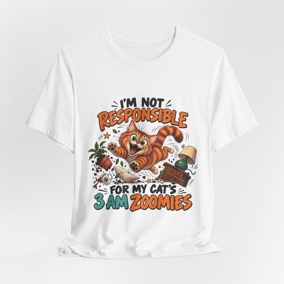 3 AM Cat Zoomies Graphic Tee