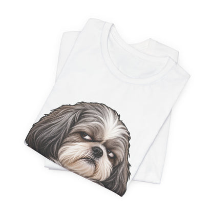Resting Bitch Face Dog Edition Shih Tzu Graphic T-Shirt