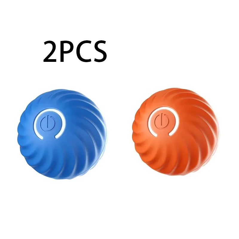 Smart Auto-Rolling Pet Ball – Rechargeable Interactive Chase Toy for Dogs & Cats