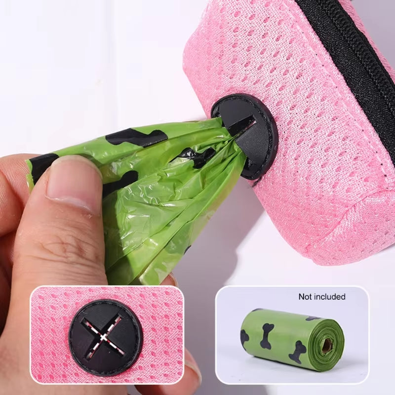 Dog Waste Bag Dispenser – Easy Clip-On Poop Bag Holder for Walks