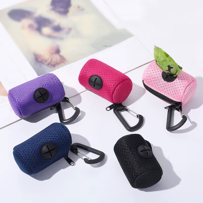 Dog Waste Bag Dispenser – Easy Clip-On Poop Bag Holder for Walks