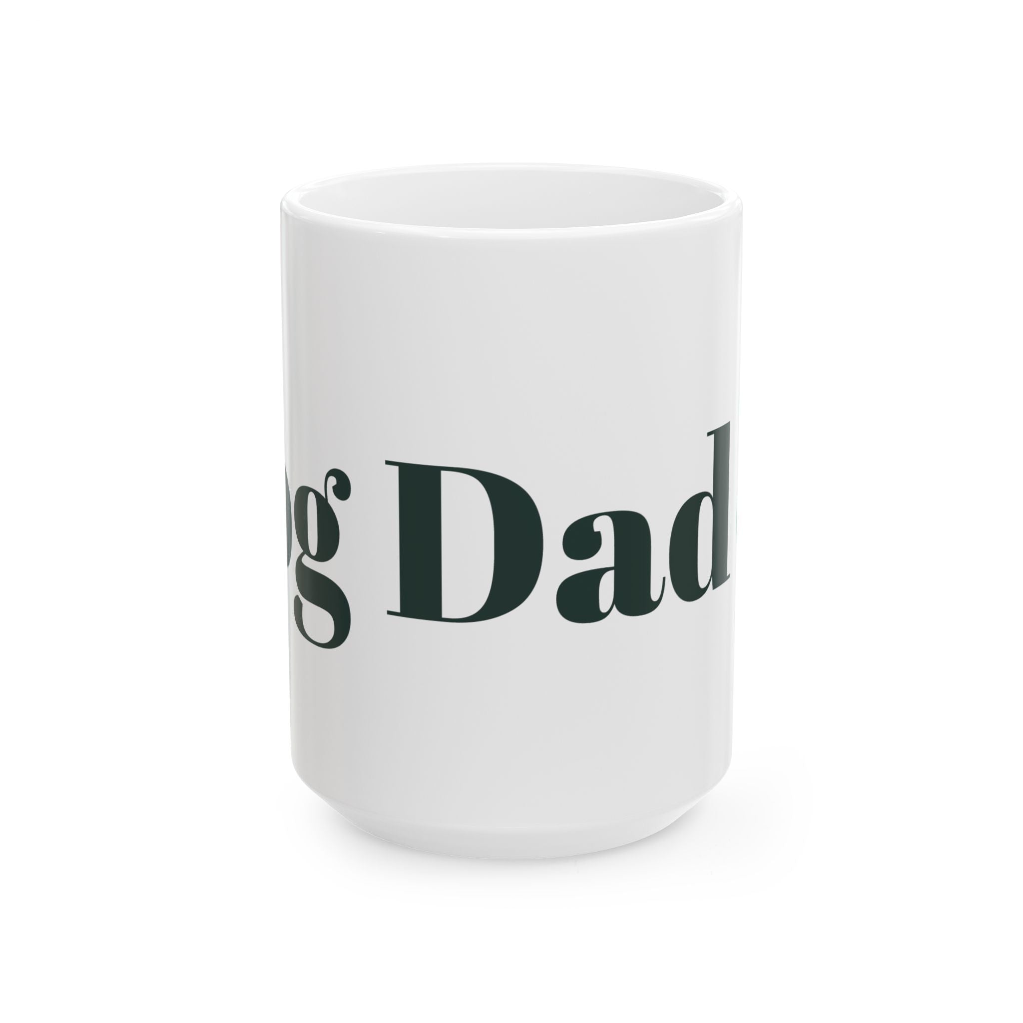 Dog Dad Ceramic Mug — Paw Print Coffee Cup for Pet Lovers (11oz & 15oz)