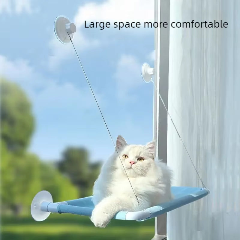 Window Cat Hammock Bed – Sunny Perch & Climbing Frame, Holds Up to 20kg