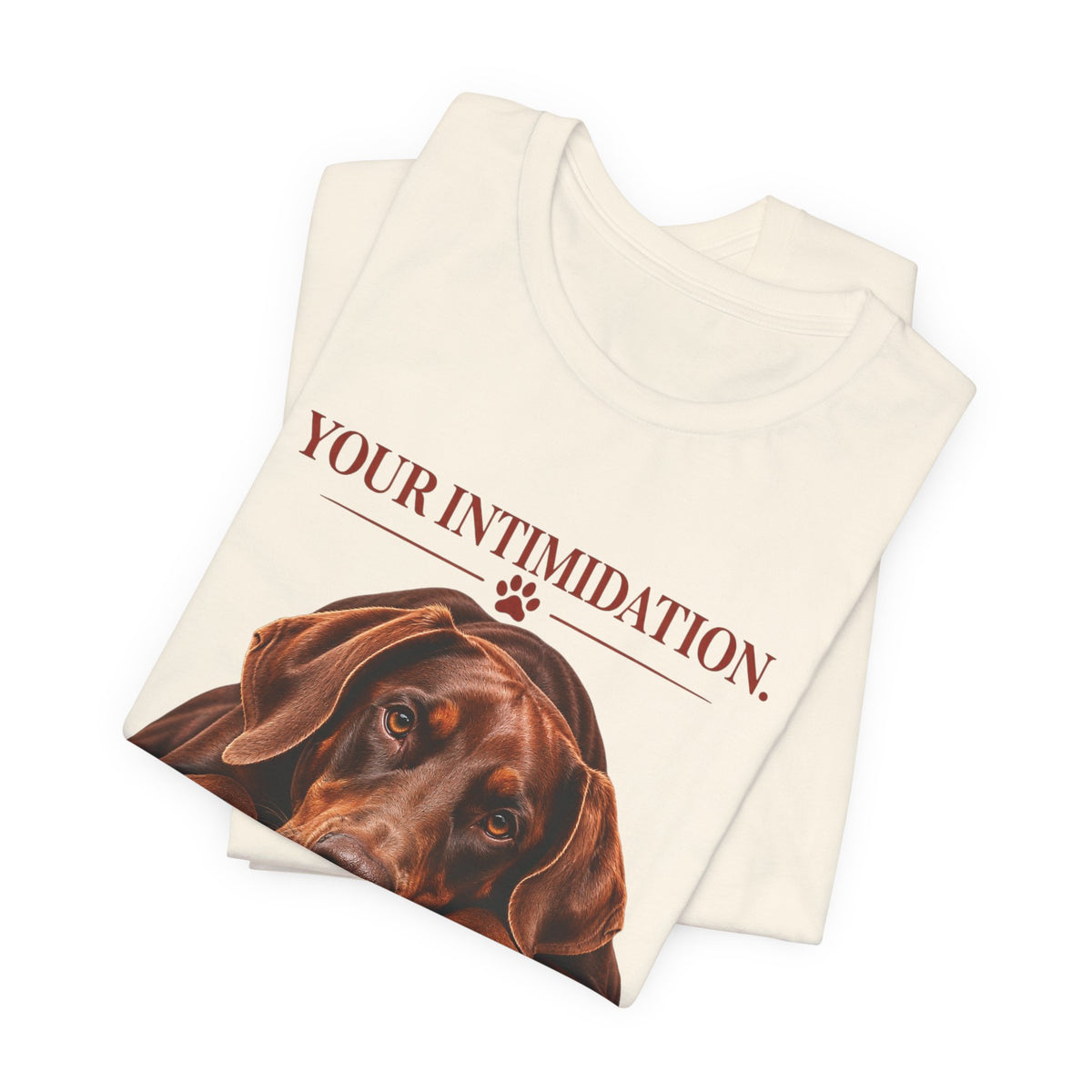 Your Intimidation My Baby Red Doberman Unisex Graphic Tee