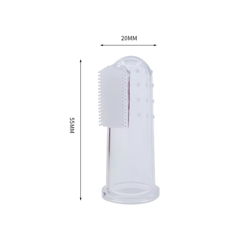 Silicone Finger Toothbrush for Dogs & Cats – 3-Pack