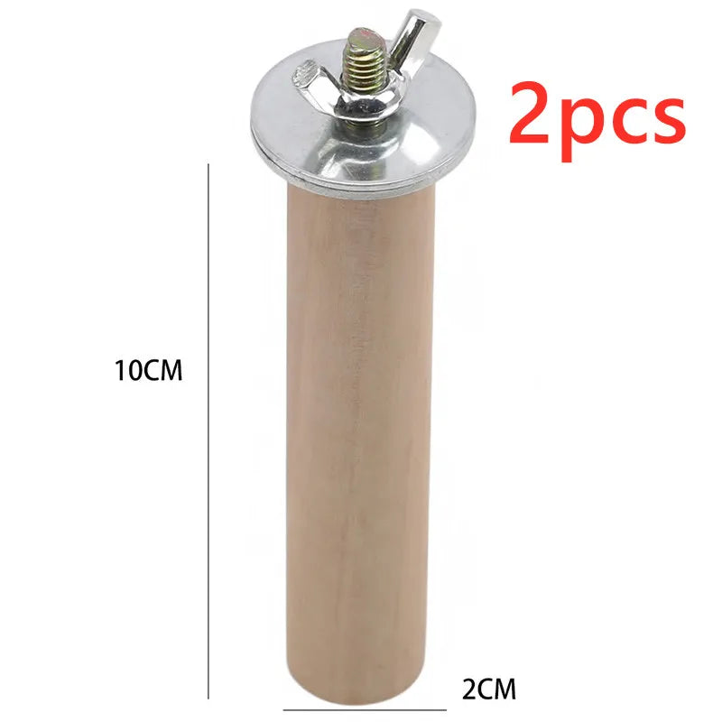 1/2Ps Parrot Pet Raw Standing Stick Wood Hanging Stand Racktoy Sticksstand Parakeet Branch Perches Forbird Cage Bar Pet Supplies