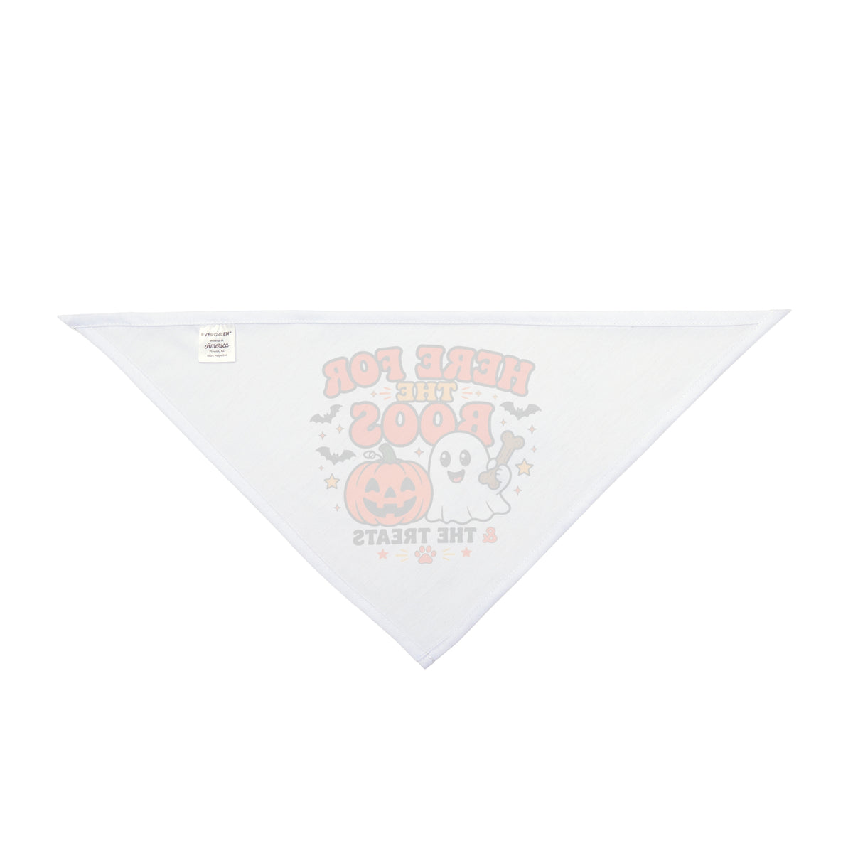 Here For The Boos & Treats Halloween Pet Bandana