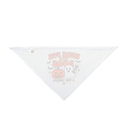 Here For The Boos & Treats Halloween Pet Bandana