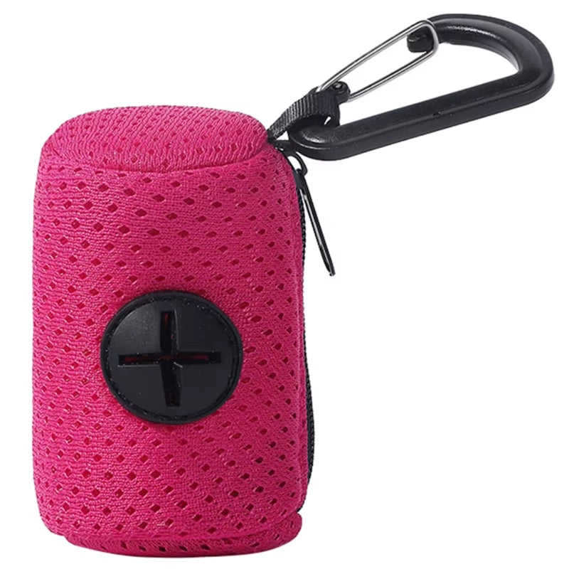 Dog Waste Bag Dispenser – Easy Clip-On Poop Bag Holder for Walks