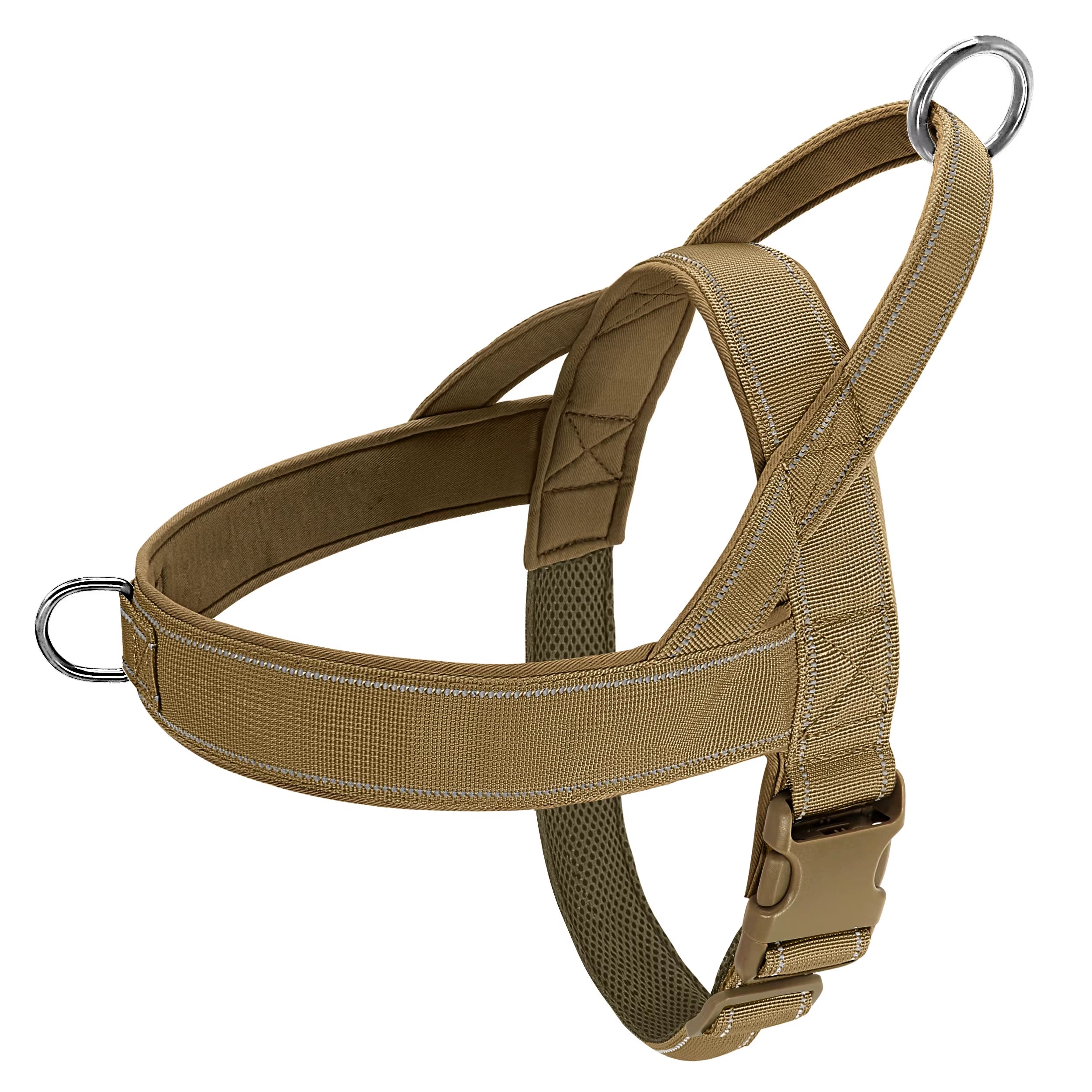 No-Pull Dog Harness with Handle – Reflective, Adjustable
