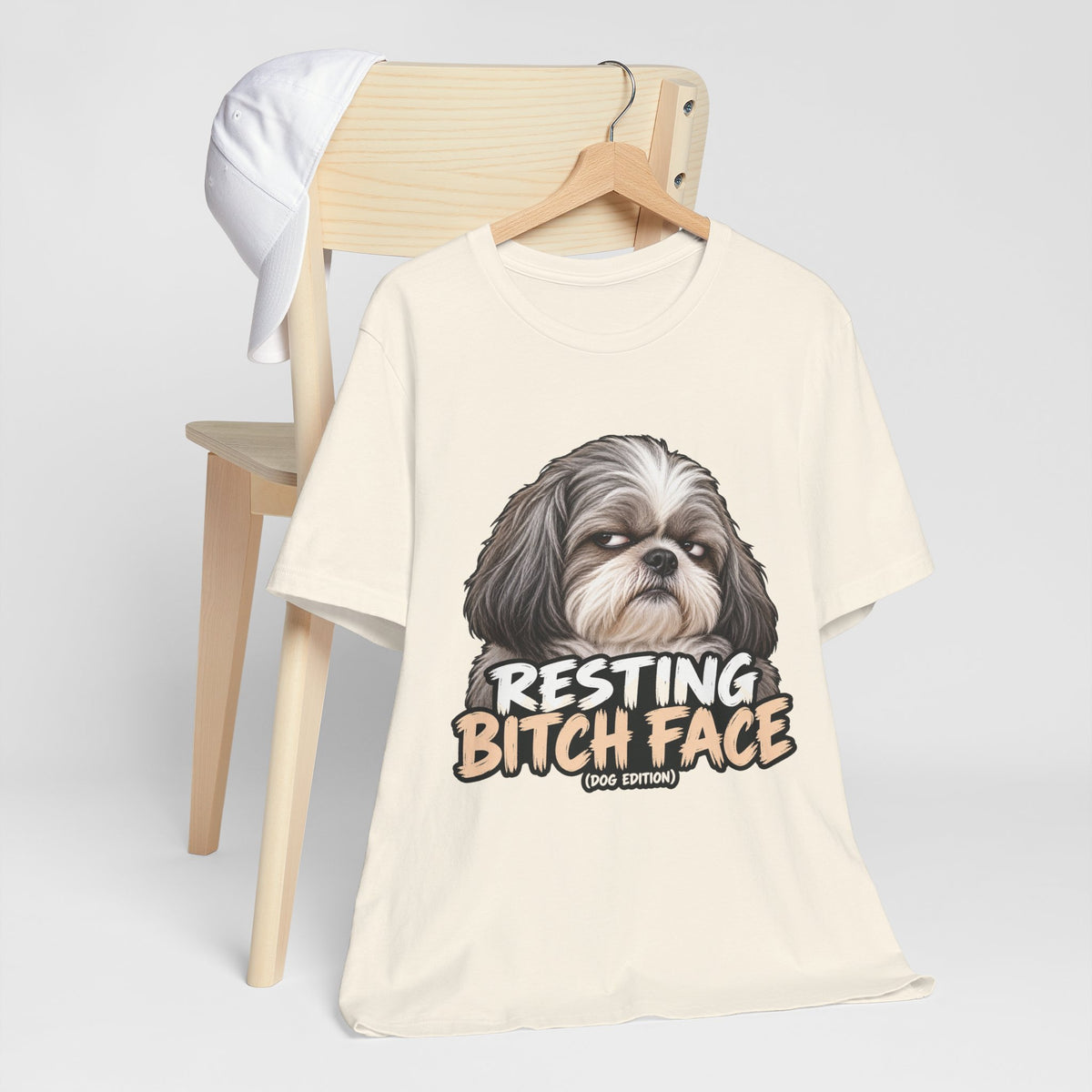 Resting Bitch Face Dog Edition Shih Tzu Graphic T-Shirt