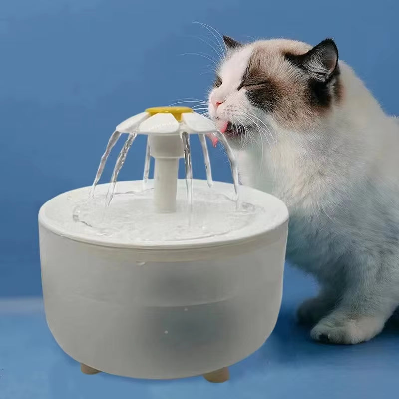 1200ml Auto-Filtering Pet Water Fountain – Silent USB Electric Cat Water Dispenser