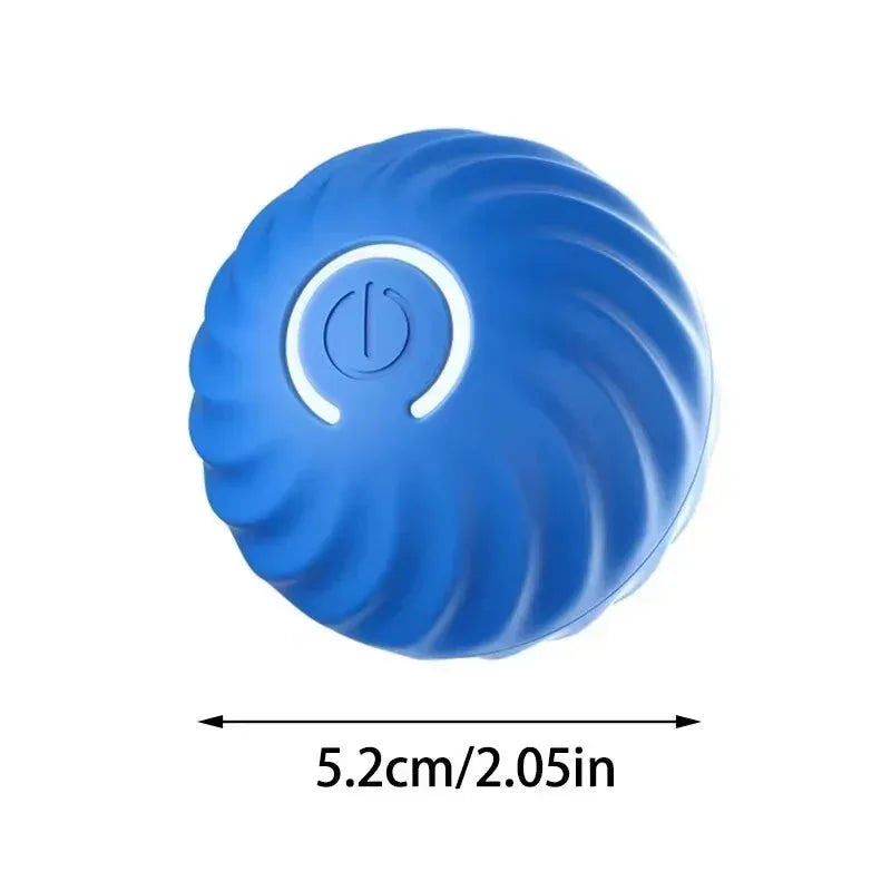 Smart Auto-Rolling Pet Ball – Rechargeable Interactive Chase Toy for Dogs & Cats