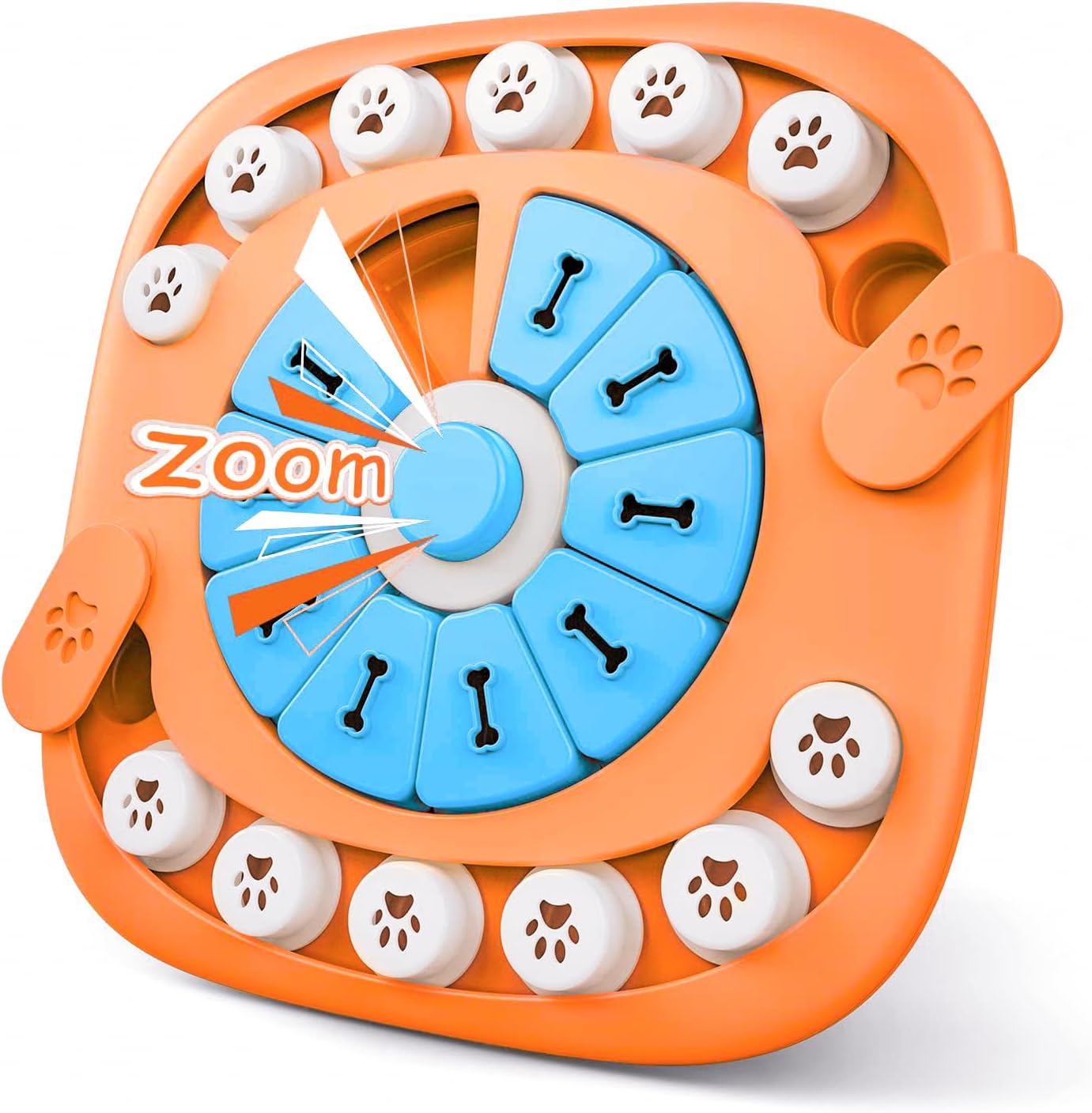 Interactive Dog Treat Puzzle Toy – Mental Enrichment & Slow Feeder with Squeak
