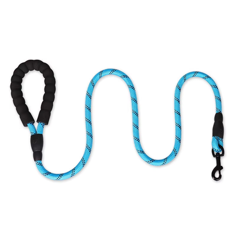 Heavy-Duty Reflective Nylon Dog Leash – 4 Lengths, 7 Colors | All Life Stages