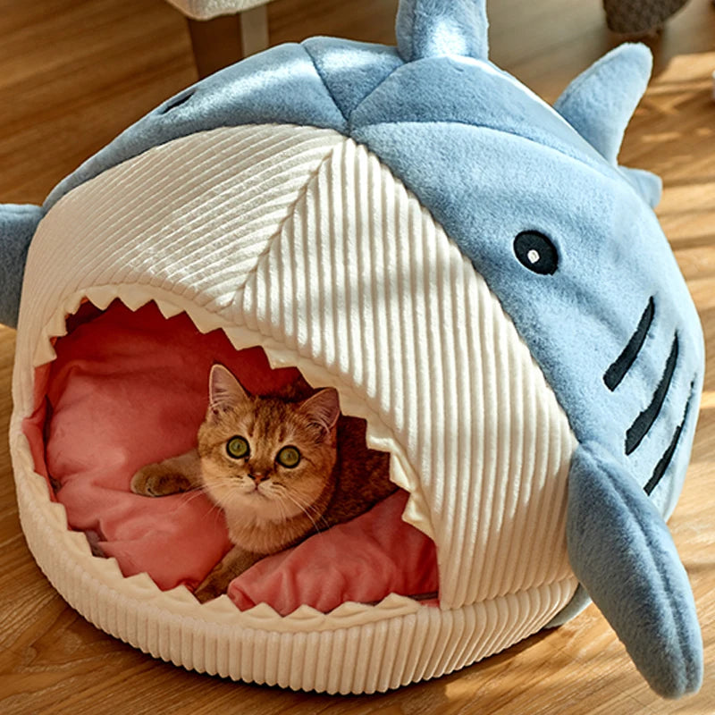 Cozy Cave Cat Bed – Warm Enclosed Nest for Cats & Small Dogs