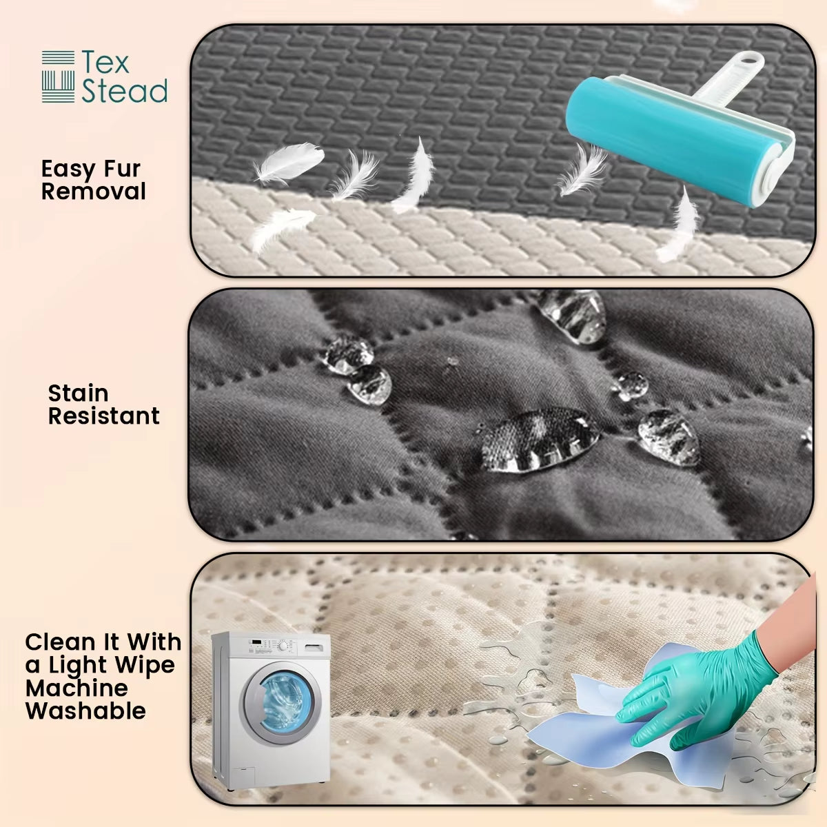 Waterproof Non-Slip Pet Bed Cover & Blanket – Furniture & Couch Protector for Dogs & Cats