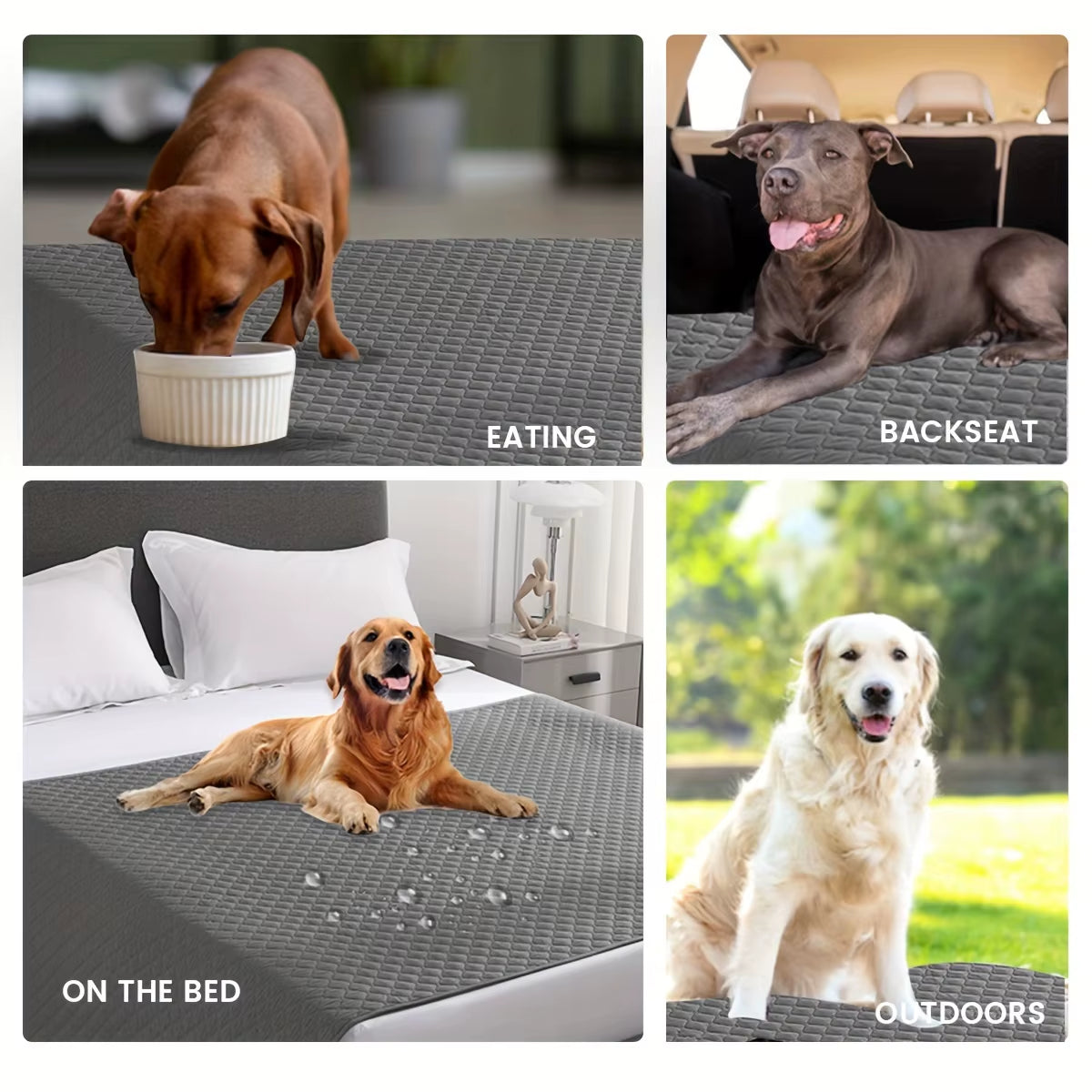 Waterproof Non-Slip Pet Bed Cover & Blanket – Furniture & Couch Protector for Dogs & Cats