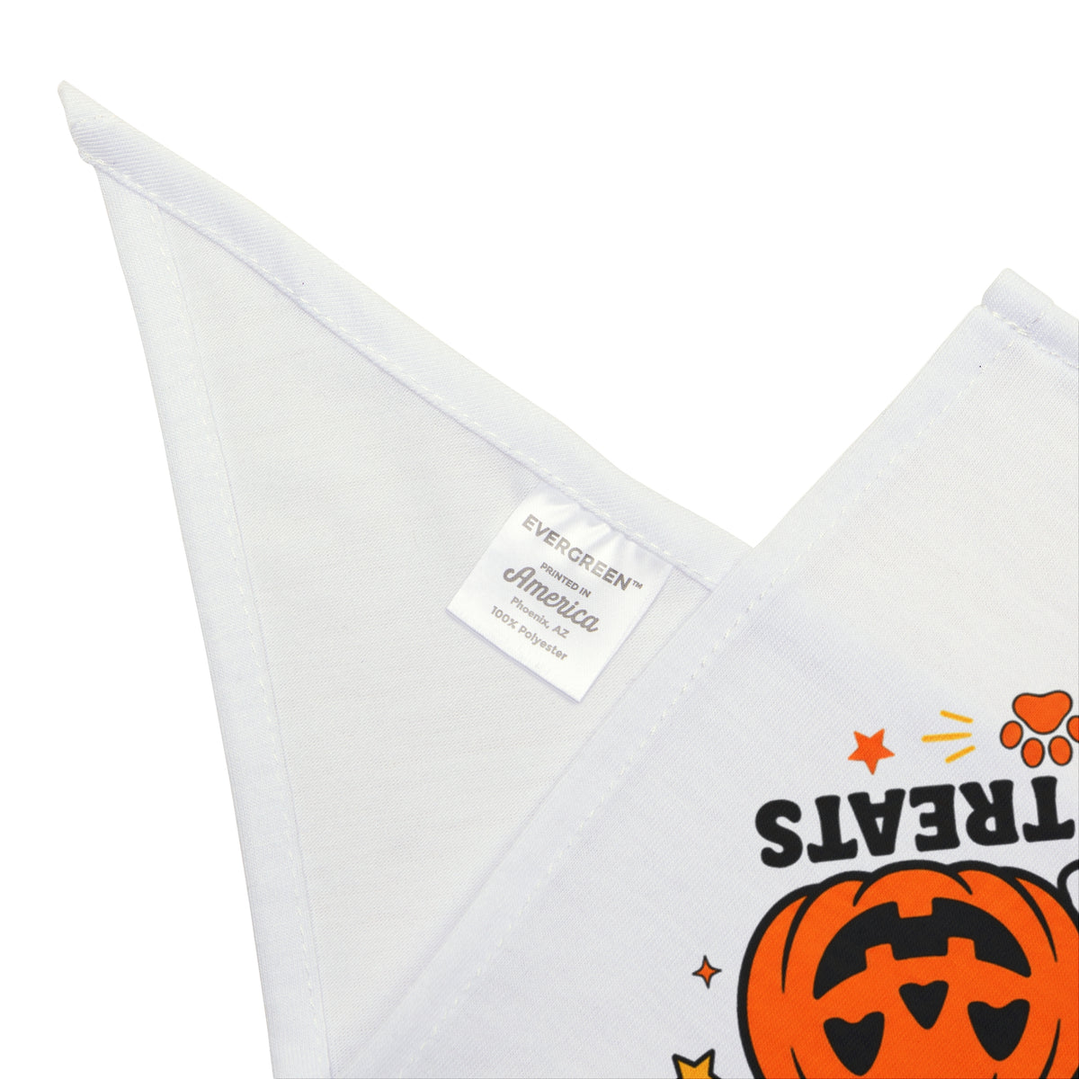 Here For The Boos & Treats Halloween Pet Bandana