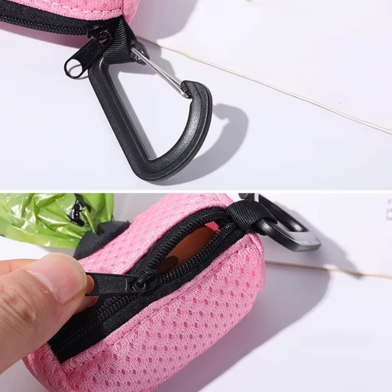 Dog Waste Bag Dispenser – Easy Clip-On Poop Bag Holder for Walks