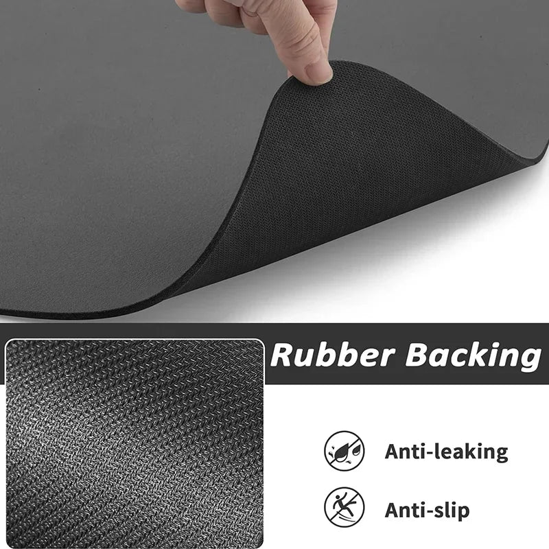 Absorbent Pet Feeding Mat – Non-Slip, Waterproof & Quick-Dry for Dogs & Cats