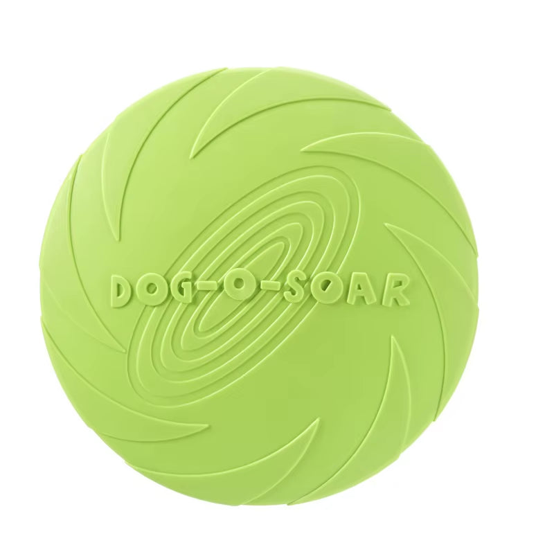 Interactive Silicone Flying Disc for Dogs – Chew-Resistant Fetch & Training Toy
