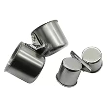 Stainless Steel Bird Feeder Cup with Clip