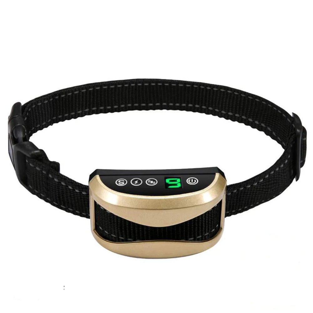 Anti-Bark Dog Collar – Rechargeable Training Collar, 3 Modes