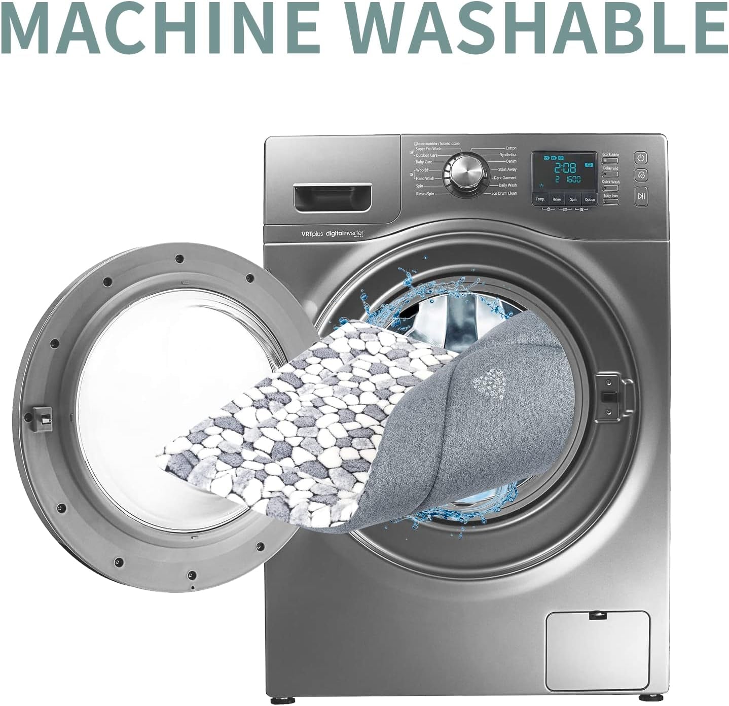 Ultimate Comfort for Your Pet: Reversible Dog Crate Pad Bed Mat - Soft, Stylish, and Machine Washable for Dogs and Cats of All Sizes