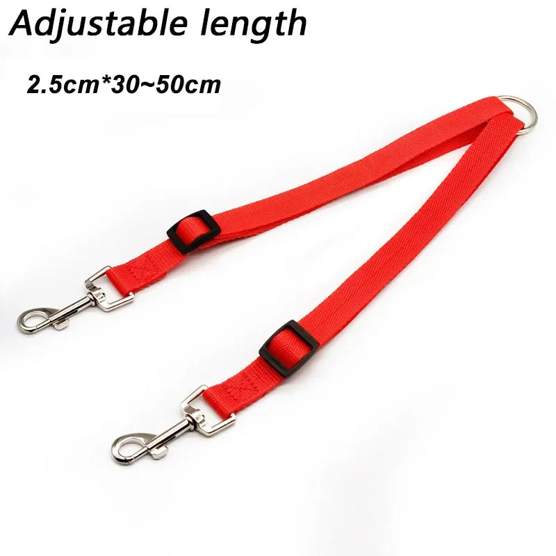 2-in-1 Detachable Dog Leash Kit – Walk Two Dogs with One Handle
