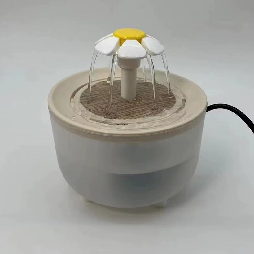 1.2L USB Cat Water Fountain – Silent, Filtered & Auto-Circulating