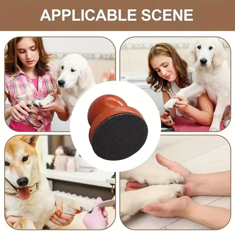 Wooden Dog Nail Scratching Board – Manual Nail File & Claw Grinder for Dogs