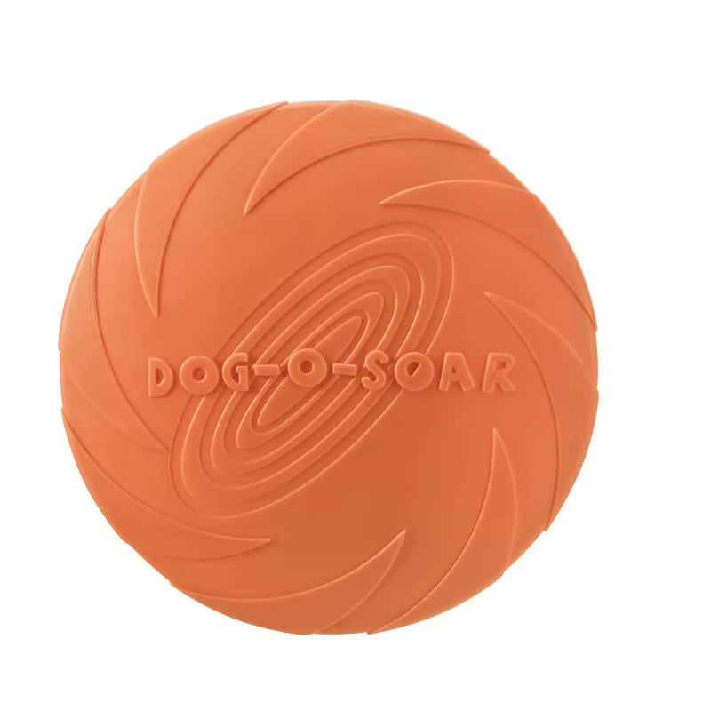 Interactive Silicone Flying Disc for Dogs – Chew-Resistant Fetch & Training Toy