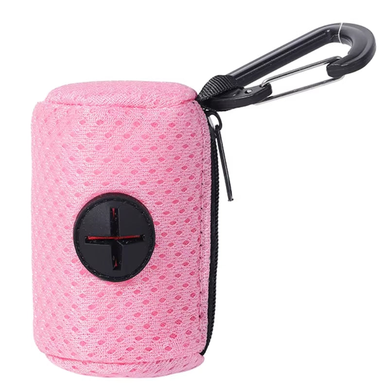 Dog Waste Bag Dispenser – Easy Clip-On Poop Bag Holder for Walks