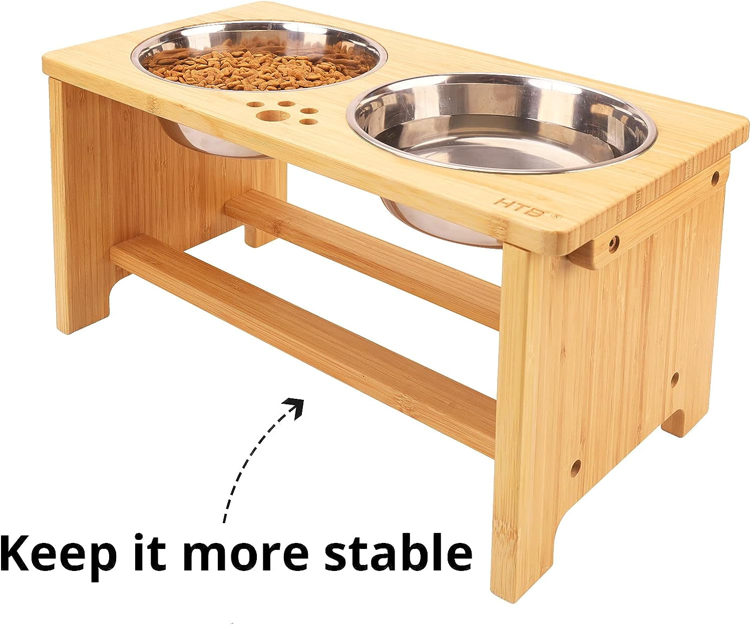 Elevate Your Dog's Dining Experience with Our Stylish Raised Dog Bowl Stand - Perfect for Medium to Large Breeds!